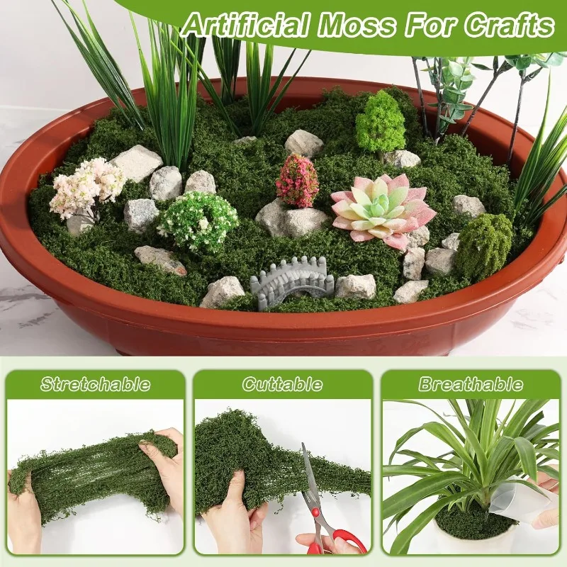 Eternal Life Moss Grass Artifi - огляд і ціна Sphagnum Moss Dry