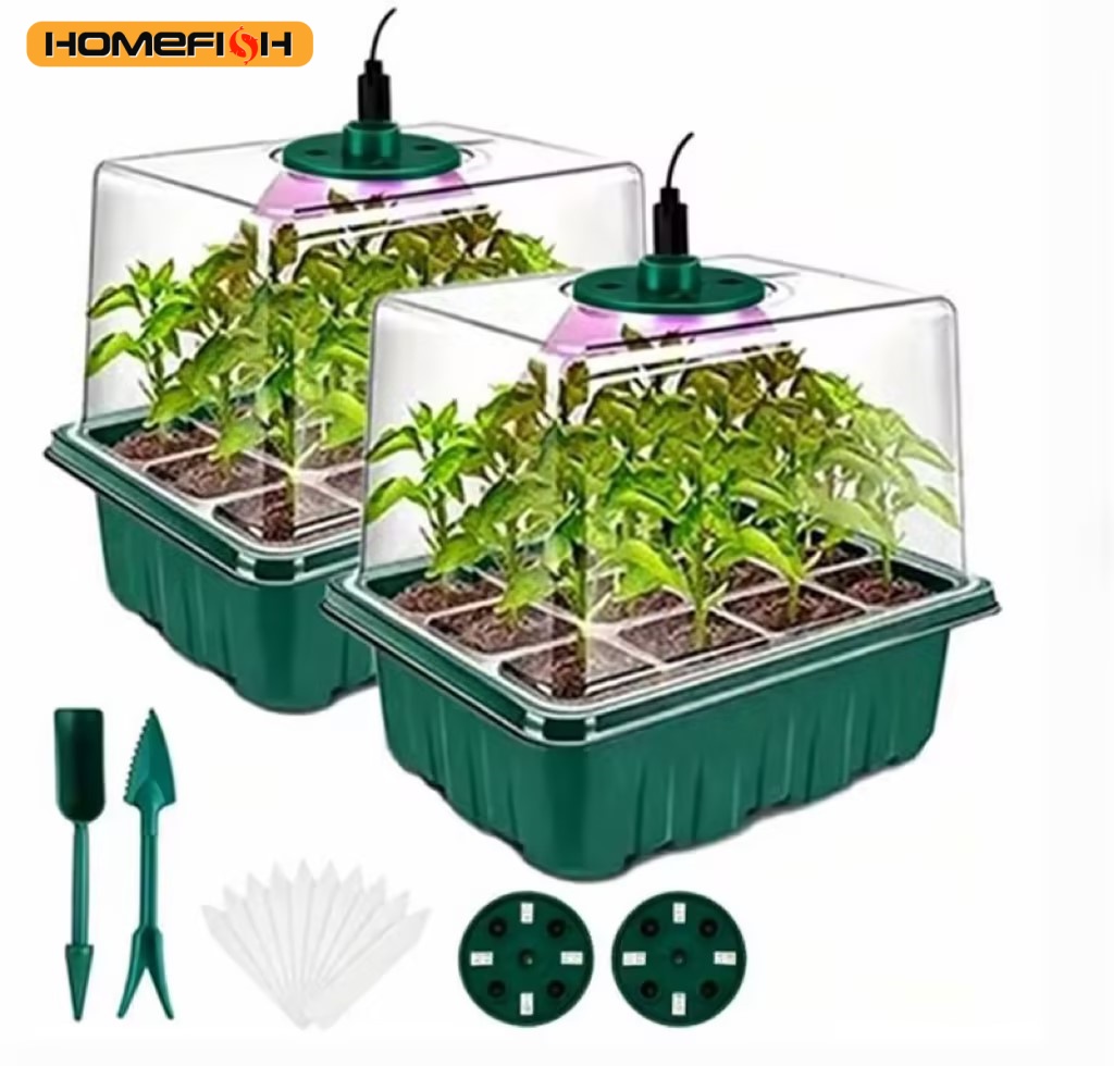 Home Seed Starter Tray with Gr - огляд і ціна Humidity Dome Kit
